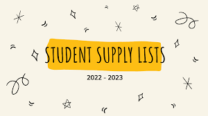 7th Grade Supply List 