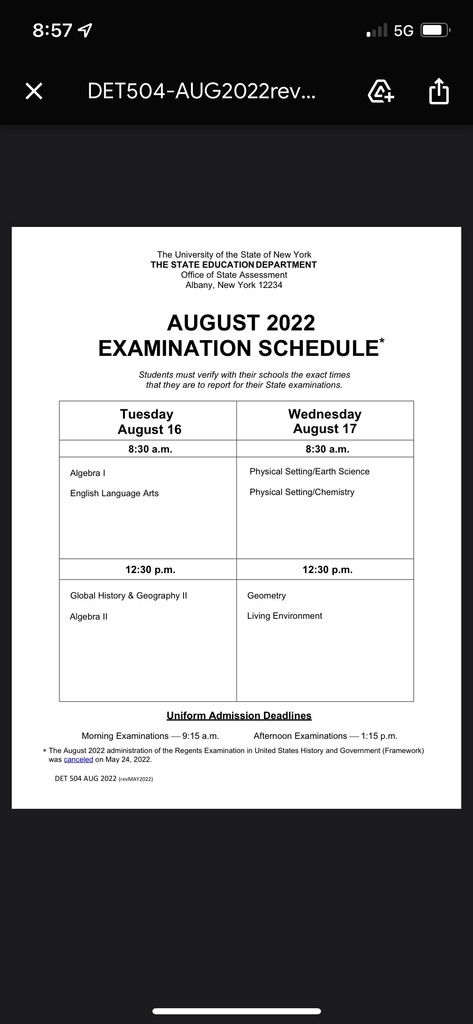 August Regents