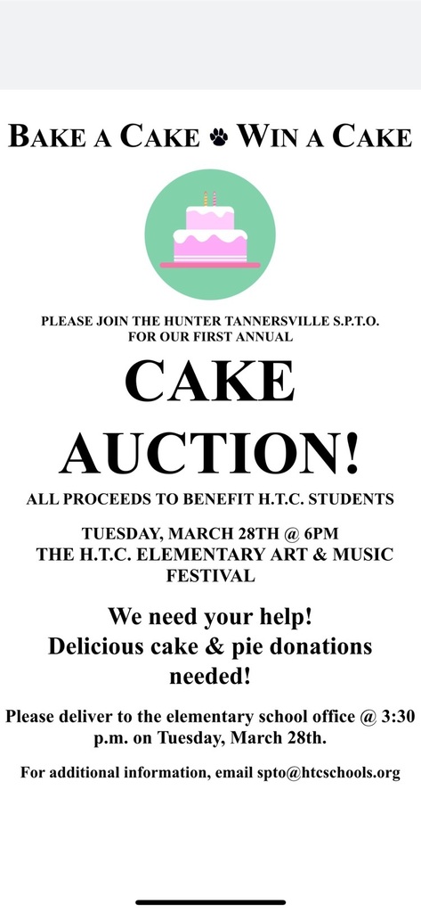 CAKE & PIE AUCTION!